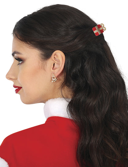 5 třpytivých vánočních sponek do vlasů