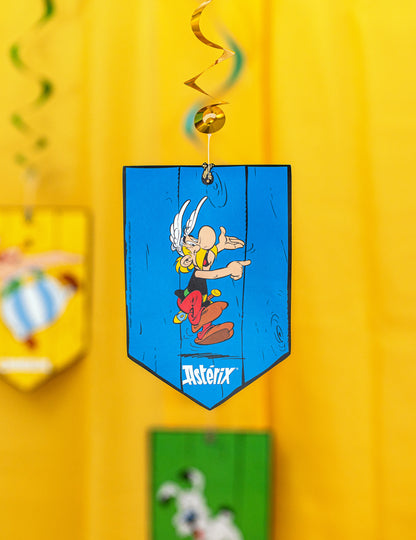 5 spirálových pozastavení Asterix 60 cm
