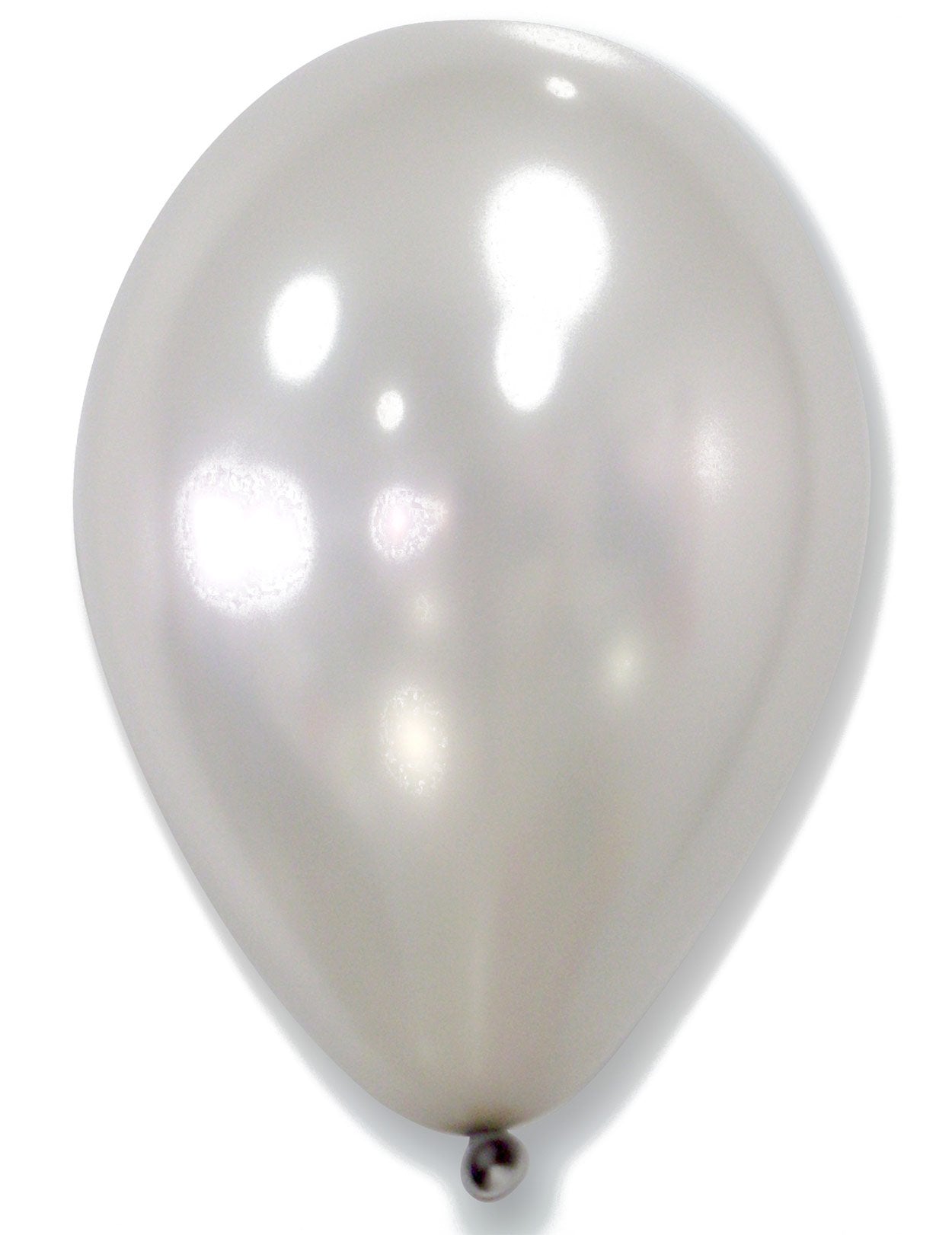Ballons de fête pour décoration argentés métallisés