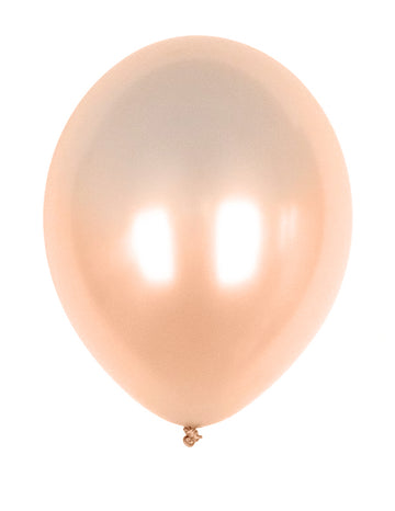 50 metalických broskvových balónků 30 cm