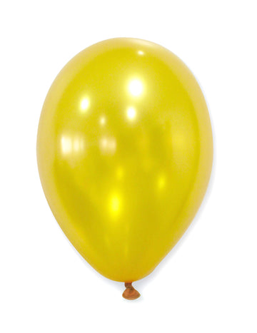 50 zlatých metalických balónků 30 cm
