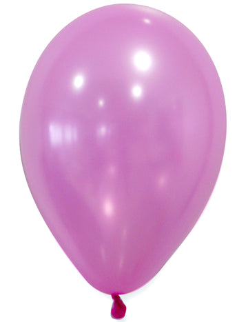 50 metalicky růžových balónků 30 cm