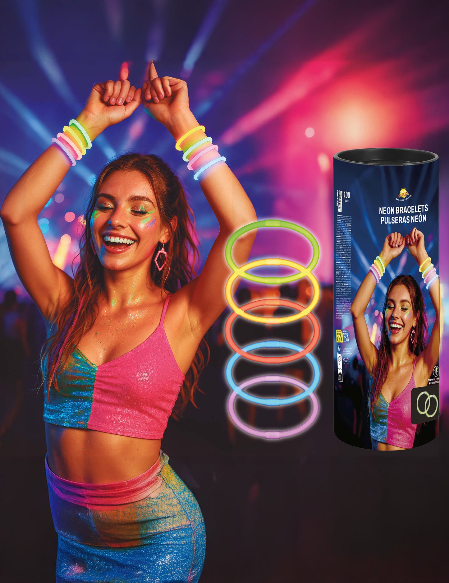 50 náramků, které svítí ve tmě