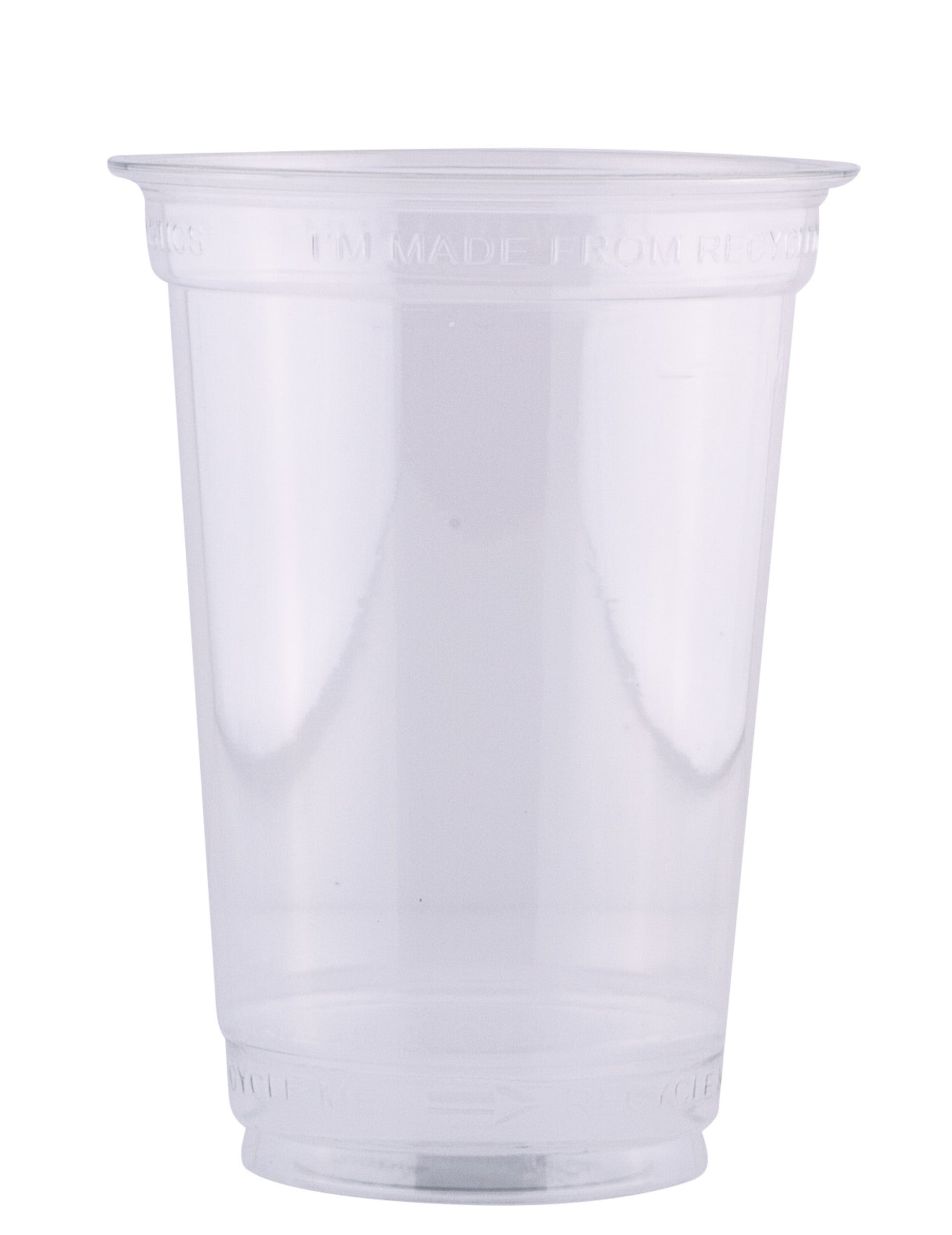 Gobelets en rpet recyclables et écologiques pour vos fêtes transparents