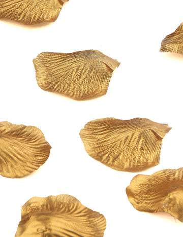 50 zlatých metalických okvětních lístků