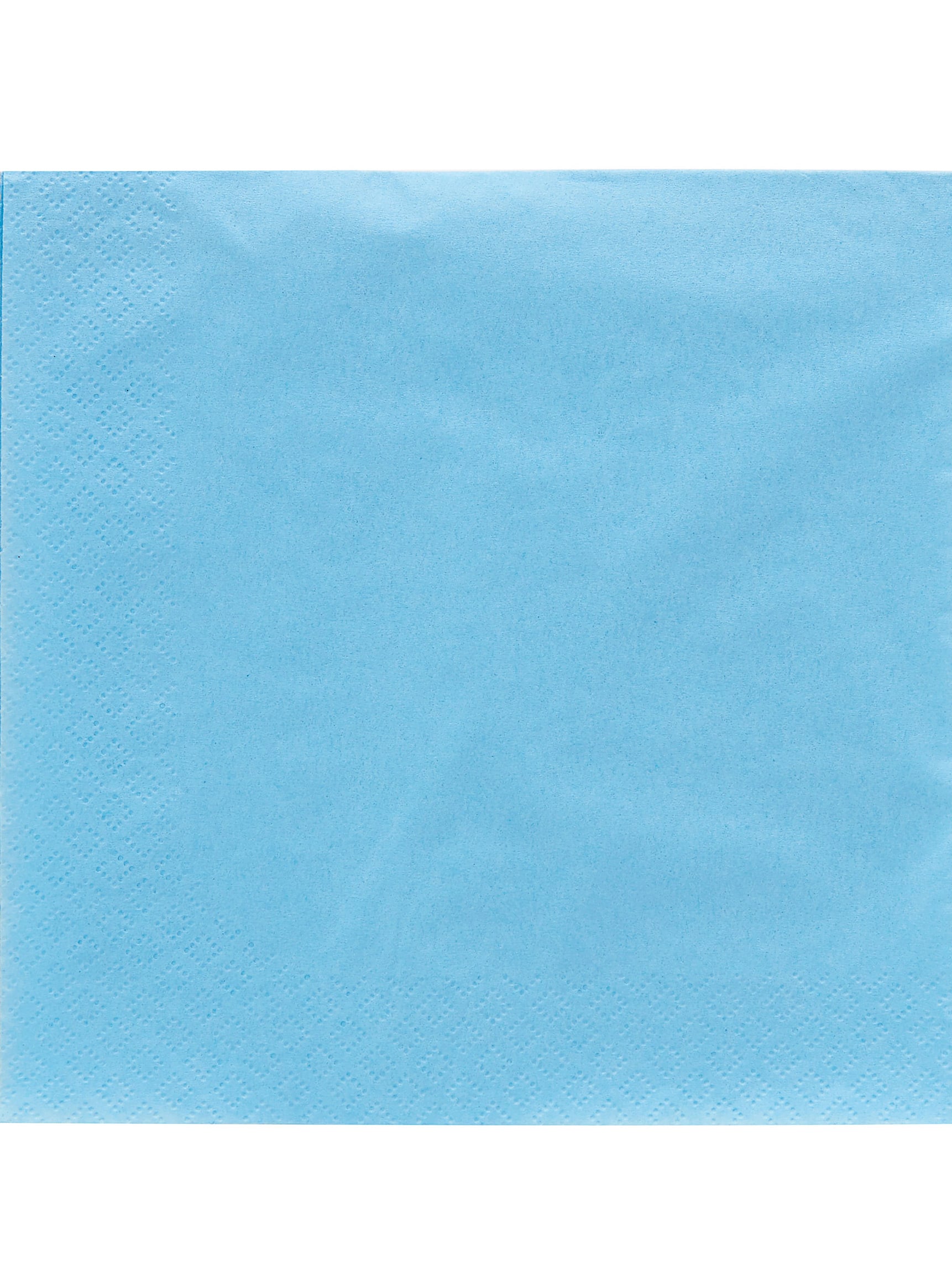 Serviettes en papier pour fête bleu ciel
