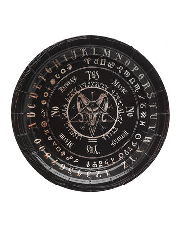 6 papírových talířů s motivem Ouija Board 18 cm