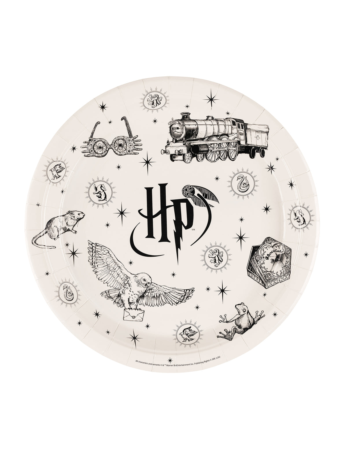 6 Papírových talířů Harry Potter™ 23 cm