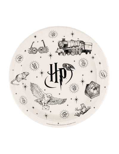6 Papírových talířů Harry Potter™ 23 cm
