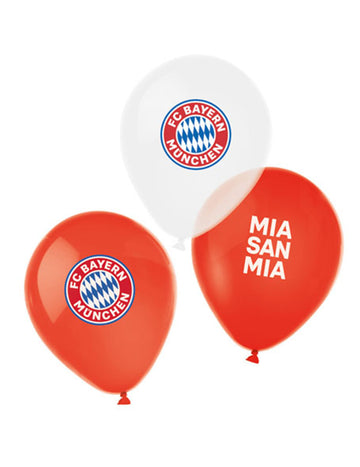 6 latexových balónků FC Bayern Mnichov 27 cm