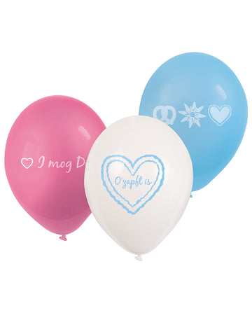 6 latexových balónků Oktoberfest 23 cm