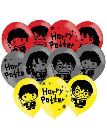 6 latexových balónků kawai Harry Potter™ 27 cm 