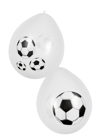 6 balónků na fotbalovou párty 25 cm