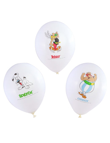 6 latexových balónků Asterix 27 cm