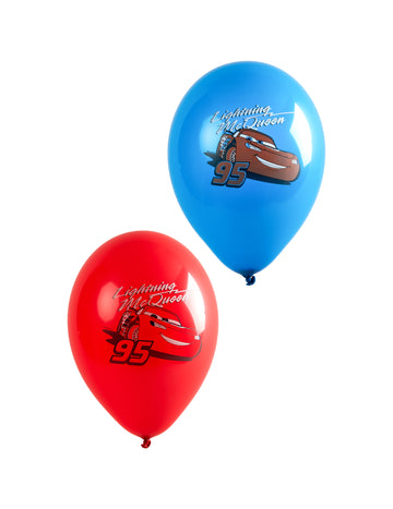 6 latexových balónků Auta