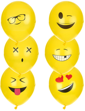6 Imoji 24 latexových balónků cm