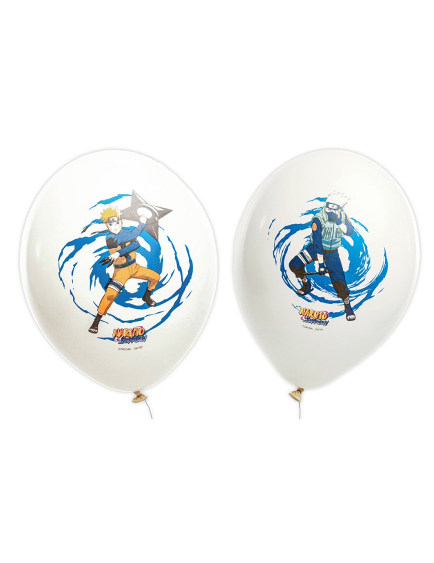 6 Latexballons Naruto/Kakashi Shippuden™ 27 cm