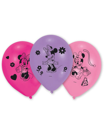 10 latexových balónků Minnie