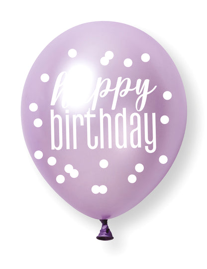 6 Happy Birthday Luftballons