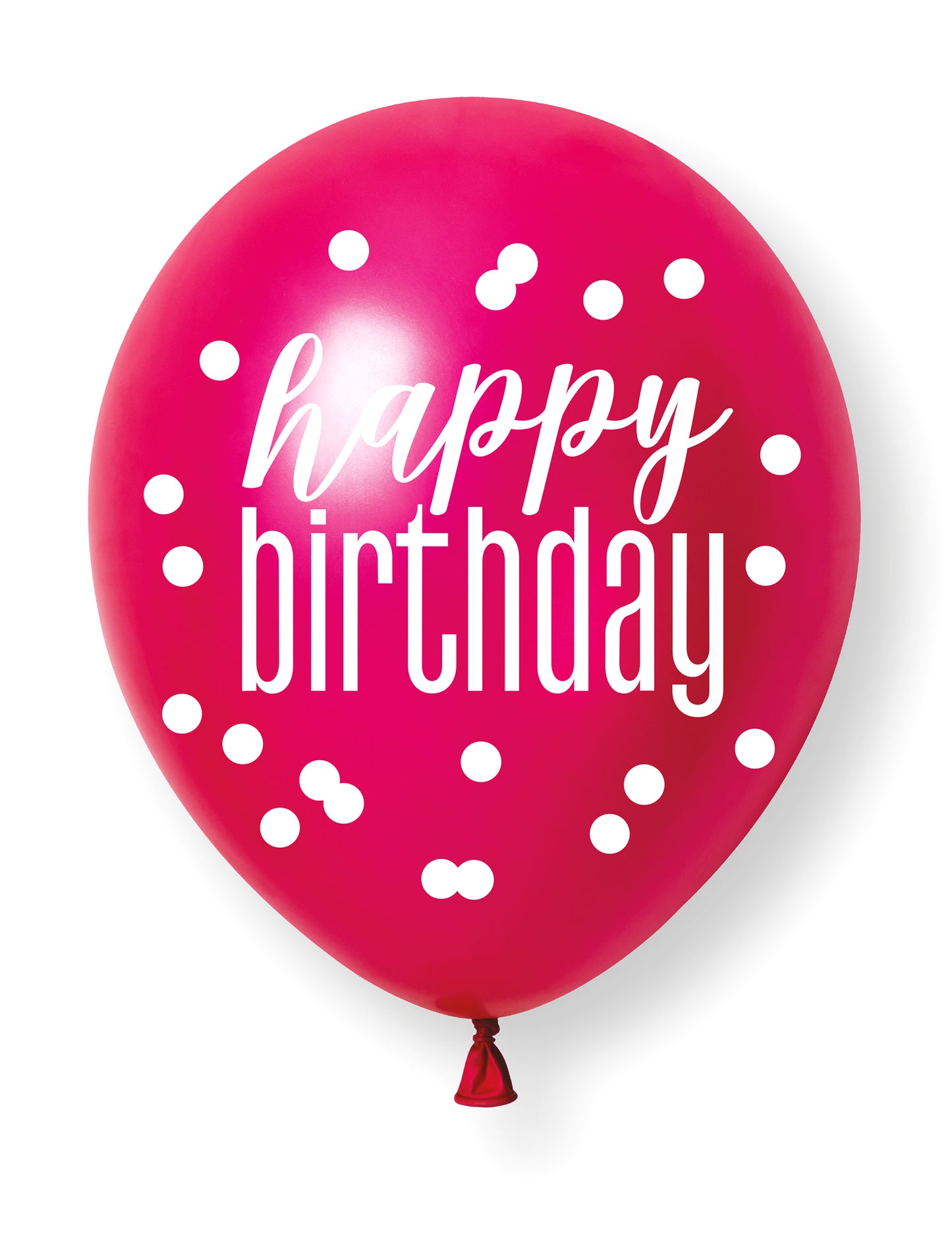 6 Happy Birthday Luftballons