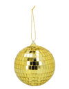 Boule disco pour fête dorée lot de 6