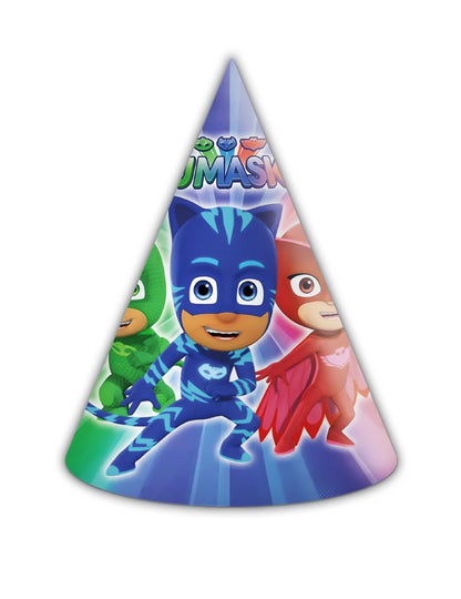 6 Pájamasque Party Hats