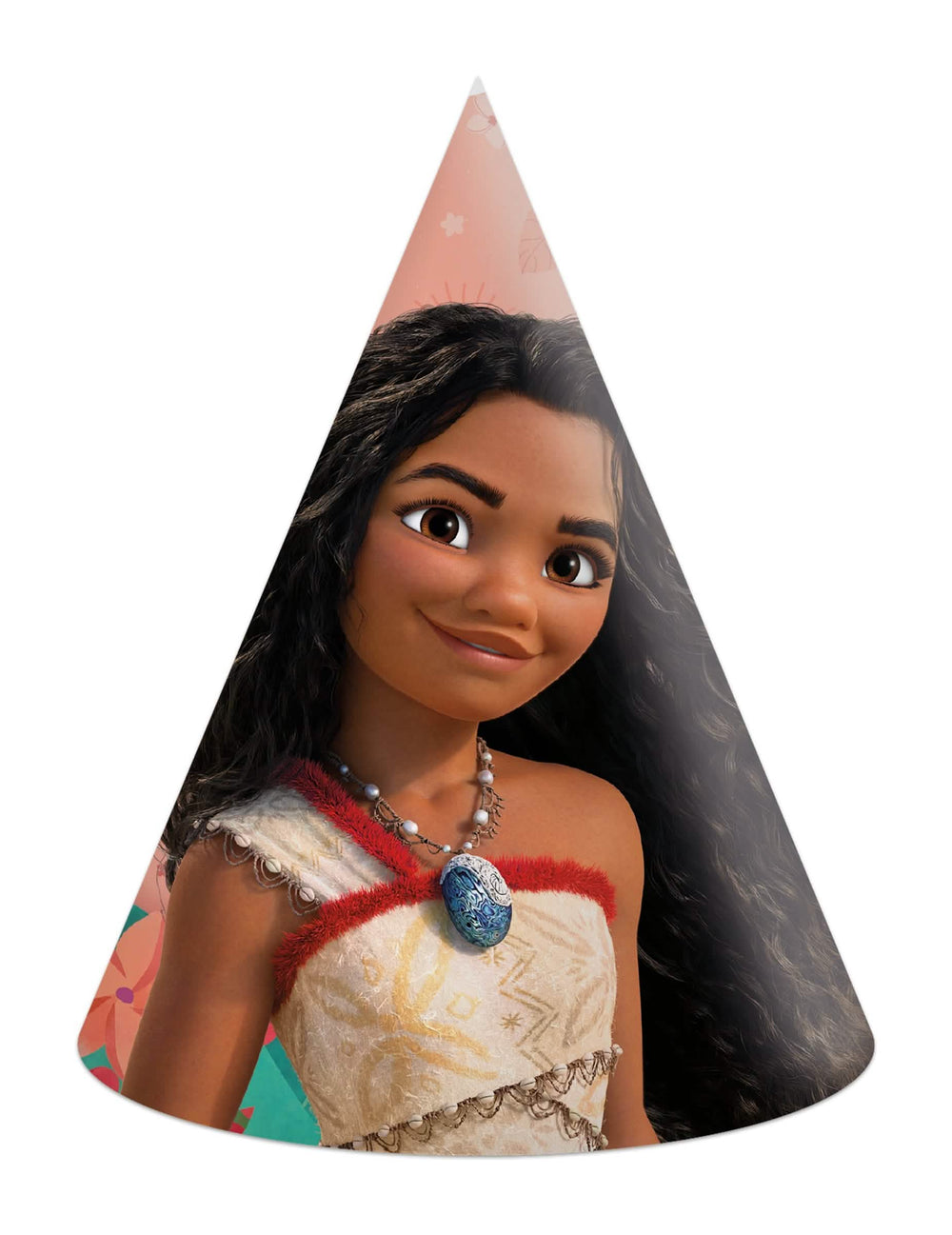 Chapeau de fête Vaiana 2 pour enfant multicolore