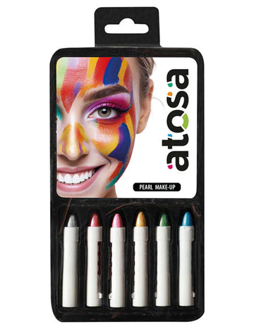 6 Crayons de maquillage nacrés