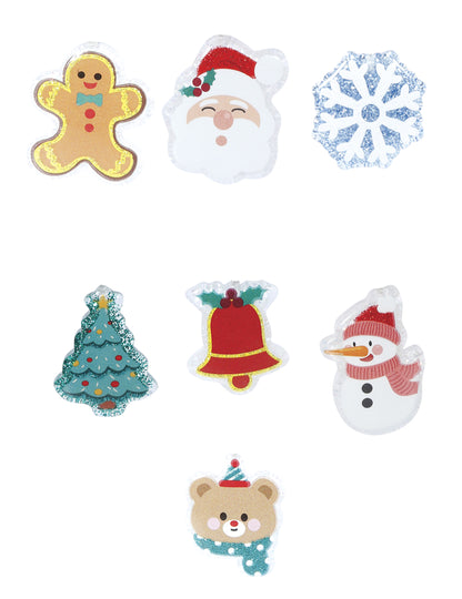 6 vánočních gumiček do vlasů