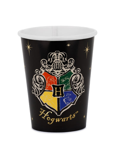 6 papírových kelímků Harry Potter™ Erb Bradavic 250 ml
