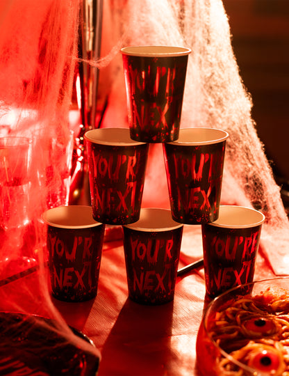 6 Papírových kelímků You're Next 250 ml