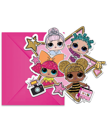 6 Pozvánky s obálkami LOL™