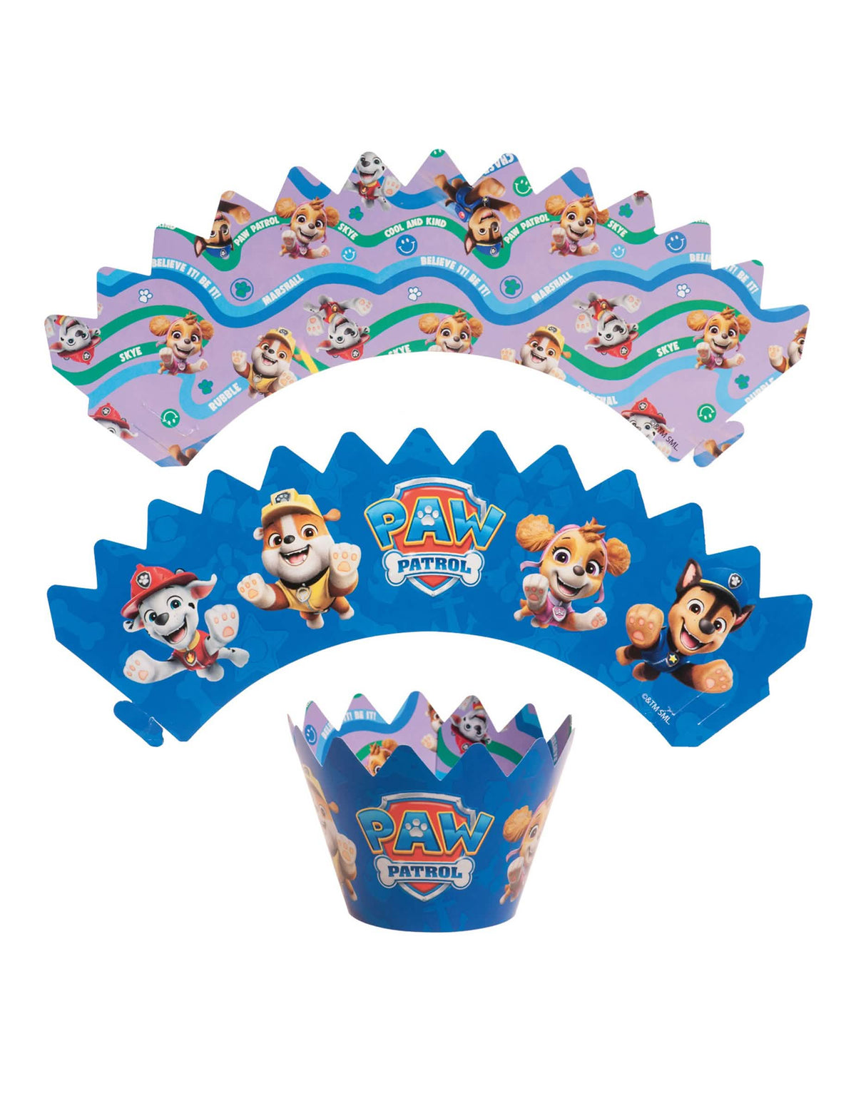 Sada 6 dekorací na muffiny s toppery Tlapková patrola™