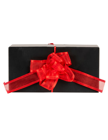 Nœuds à tirer en organza pour décoration rouges