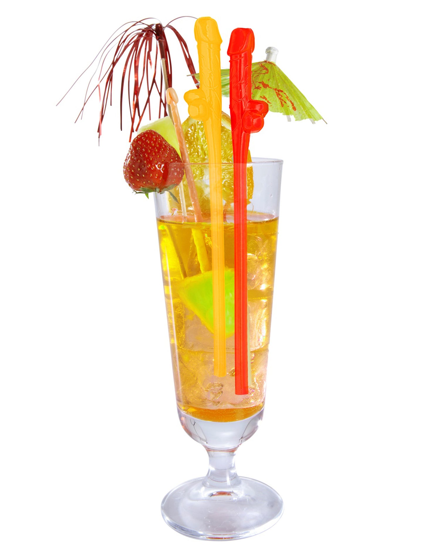 6 vícebarevných zlobivých brček