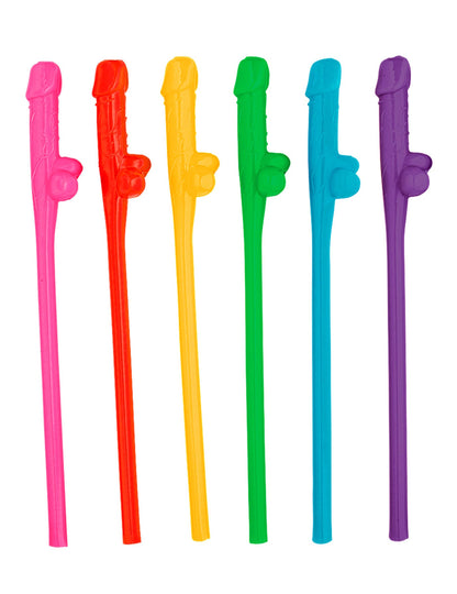 6 vícebarevných zlobivých brček