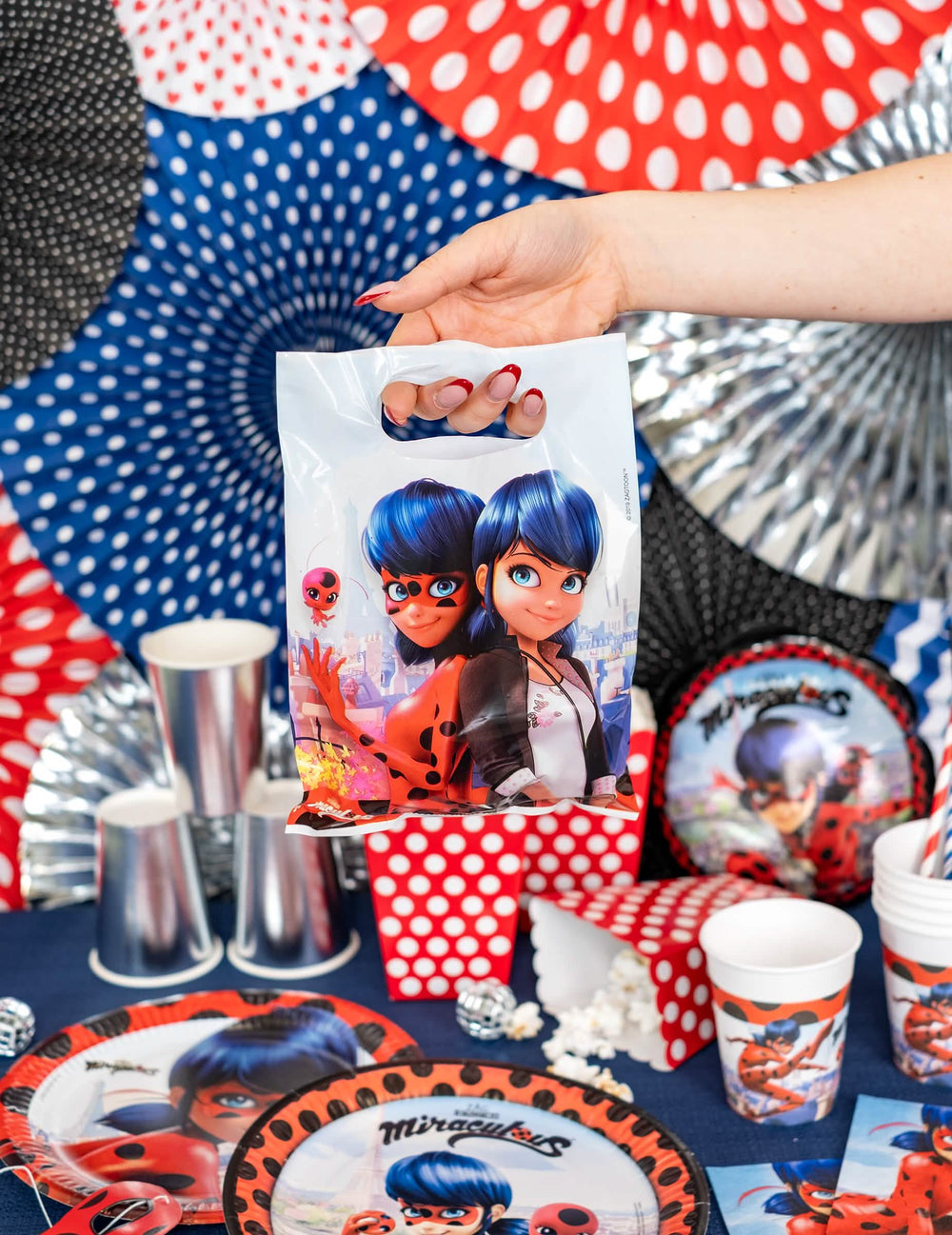 Zinscenování dárkových tašek Miraculous Ladybug