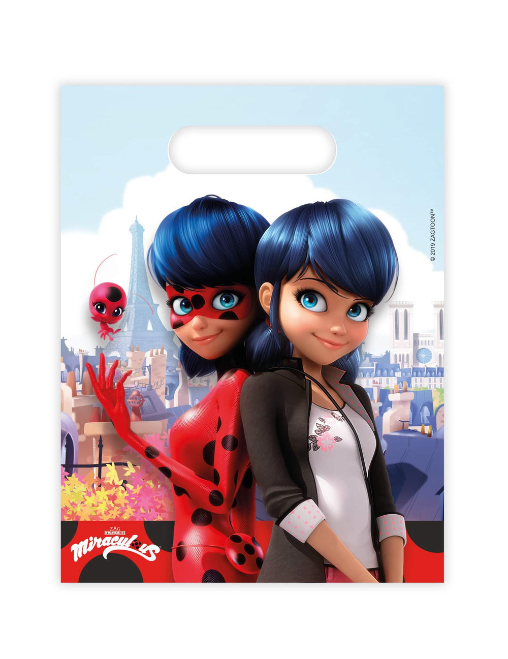 Uvedení dárkových tašek Miraculous Ladybug do situace
