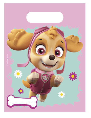 6 dárkových tašek Paw Patrol Skye a Everest