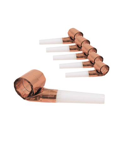 6 růžovo-zlatých nečekaných koulí 4 x 30 cm