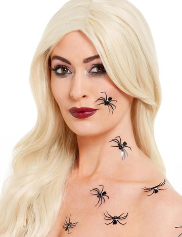 6 samolepek s pavoučí kůží pro dospělé
