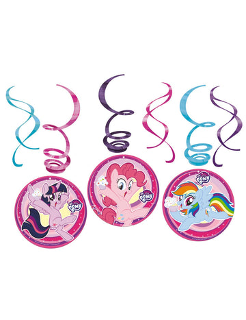 6 spirálových závěsných světel My Little Pony