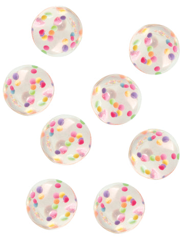 8 doplňků k piñate: skákací míčky s konfetami