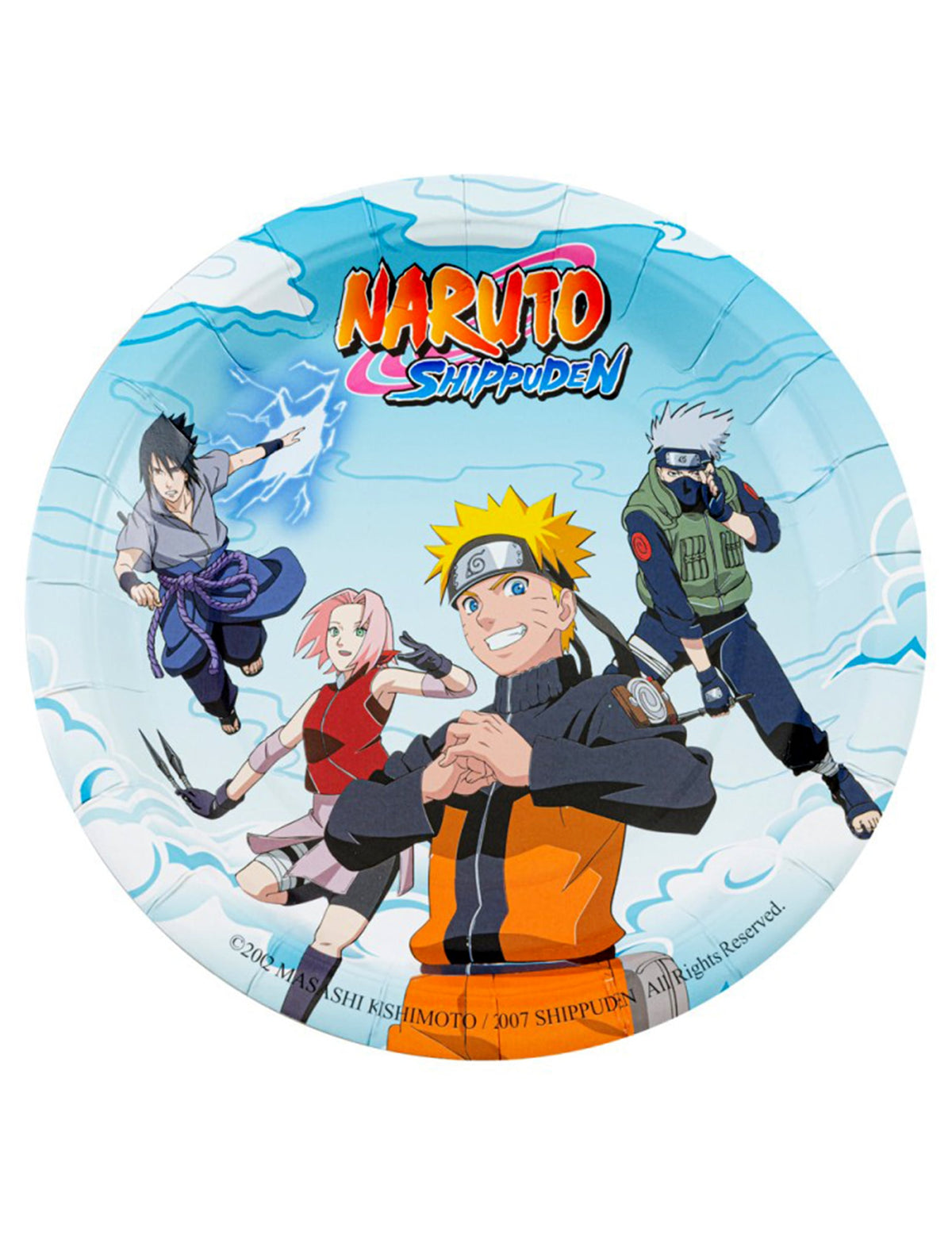 8 talířů 23 cm karton Naruto Shippuden™