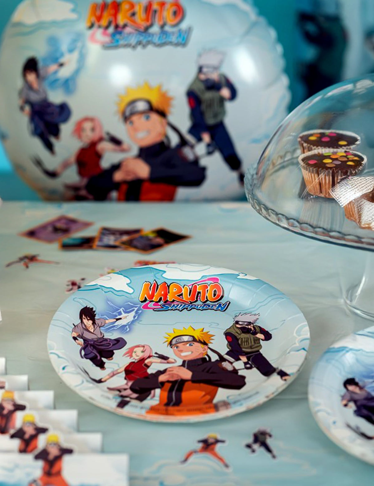 8 talířů 23 cm karton Naruto Shippuden™