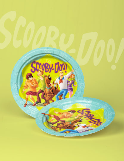 8 papírových talířů Scooby-Doo 23 cm