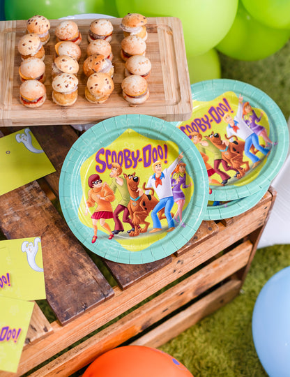 8 papírových talířů Scooby-Doo 23 cm