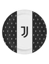 Assiettes en carton Juventus pour anniversaire noir et blanc