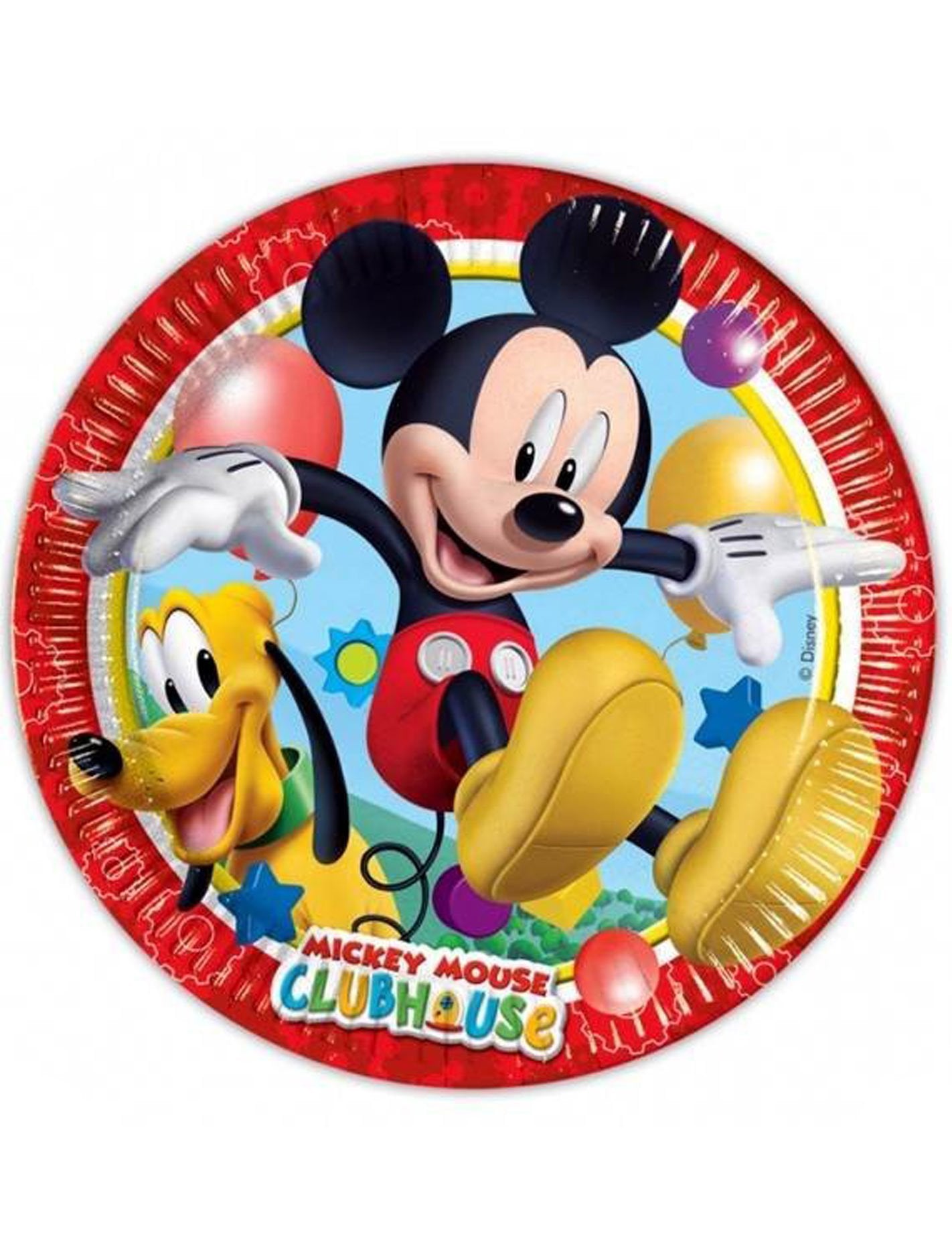 8 kartonových talířů Mickey Mouse™ 23 cm 