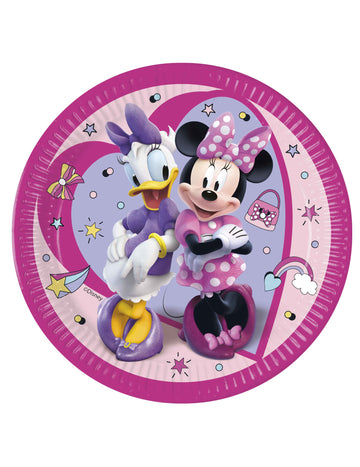 8 papírových talířů Minnie Junior 23 cm